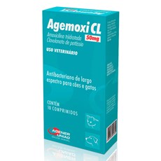 Agemoxi CL Agener União 50mg C/10 Comprimidos