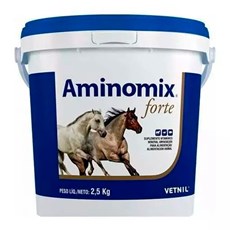 Aminomix Forte Balde Suplemento Para Cavalos Atletas - 2,5kg