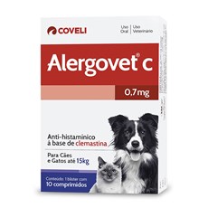 Anti-histamínico Alergovet Cães E Gatos Coveli – 0,7mg