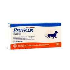 Anti-inflamatório Merial Previcox 57 Mg - 10 Comprimidos