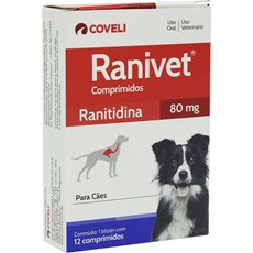 Antiácido Ranivet Cães Coveli – 80mg