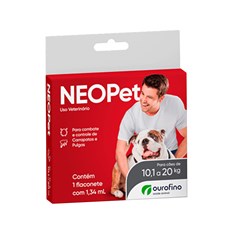 Antipulgas e Carrapatos Neopet Cães 10,1 a 20Kg Ourofino