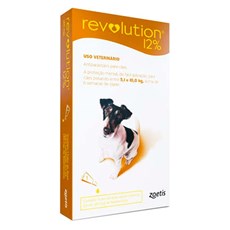 Antipulgas Revolution 12% Cães 5,1 a 40Kg - Zoetis