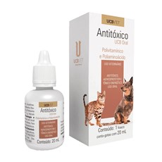 Antitóxico Oral UCB Cães e Gatos - 20mL