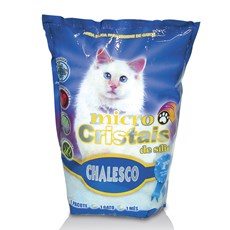 Areia P/ Gato Silica Micro Cristais Em Gel 1,8kg - Chalesco