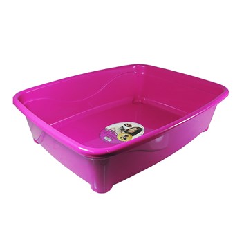Banheira Gato Higiênica Furacão Pet Classic Rosa