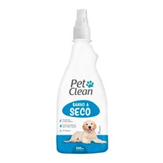 Banho a Seco Líquido Cães e Gatos Pet Clean - 500 mL