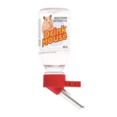 Bebedouro Drink Mouse Bico de Alumínio Vermelho Tudo Pet – 120mL