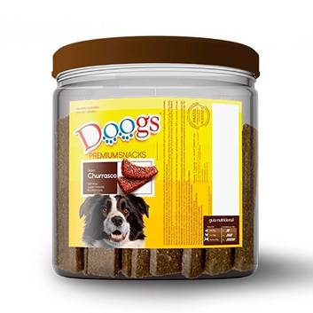 Bifinho Cães Doogs Churrasco Pote - 1kg