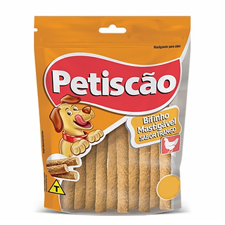 Bifinho Cães Petiscão Palito Mastigável de Frango - 500g