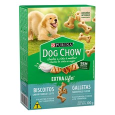Biscoito Dog Chow Filhotes Frango e Leite - 300g