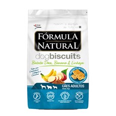 Biscoito Formula Natural Dog Biscuits Cães Adultos Batata Doce – 250g