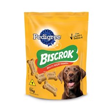 Biscoito Pedigree Biscrok Cães Adulto Raças Grandes – 1Kg