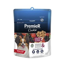 Biscoito Premier Cookie Cães Adultos Pequeno Porte Frutas Vermelhas e Aveia - 50g