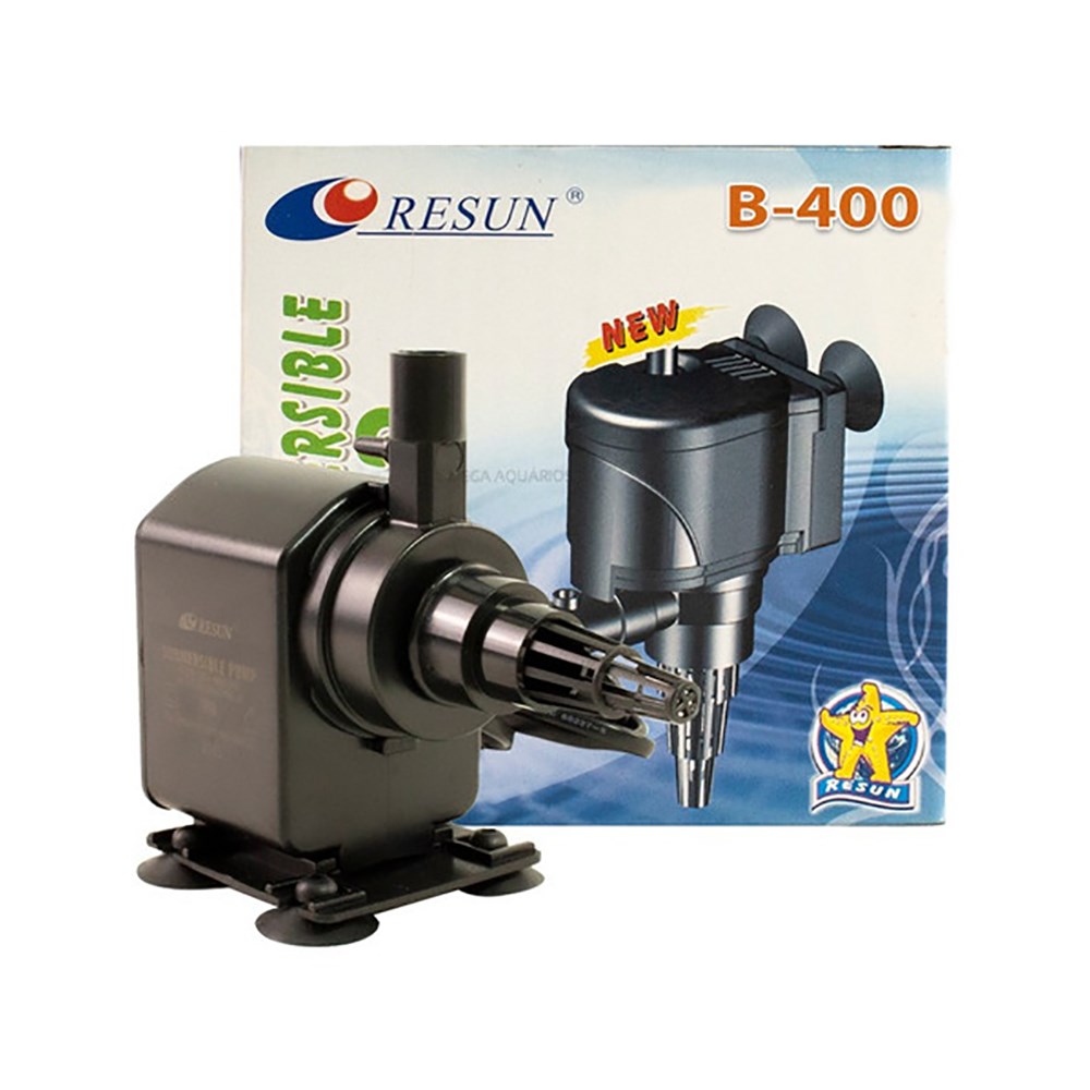 Bomba Submersa Resun Para Aquários B-400 6w 400l/h 220v