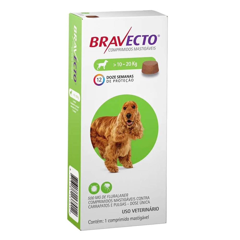 Bravecto Cães 10 a 20kg