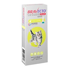 Bravecto Plus Antipulgas e Carrapatos Gatos 1,2 a 2,8kg