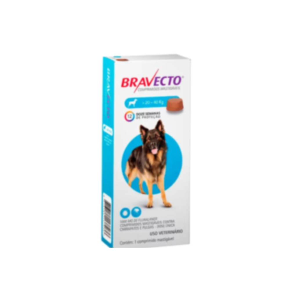 BravectoCães Antipulgas para Cães 20 a 40kg