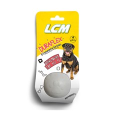 Brinquedo Cães LCM Borracha Bola Duraflex - Tam. G