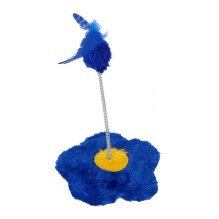 Brinquedo Flor Para Gatos Azul São Pet