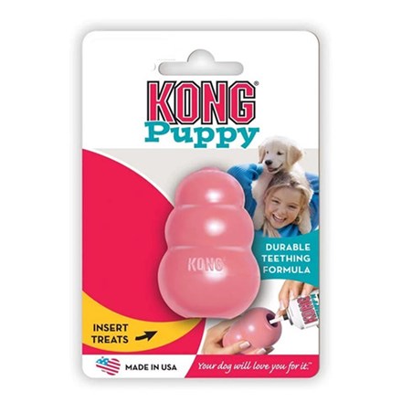 Brinquedo Interativo Cães Kong Puppy Rosa Large