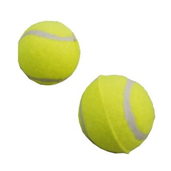 Brinquedo Mordedor Bola de Tenis Pequeno Chalesco - 2 Unid