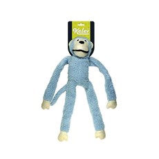 Brinquedo Mordedor Cães Pelúcia Macaco Grande Azul Jambo