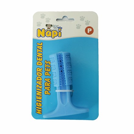 Brinquedo Mordedor Escova Dental Azul Napi Tam:P