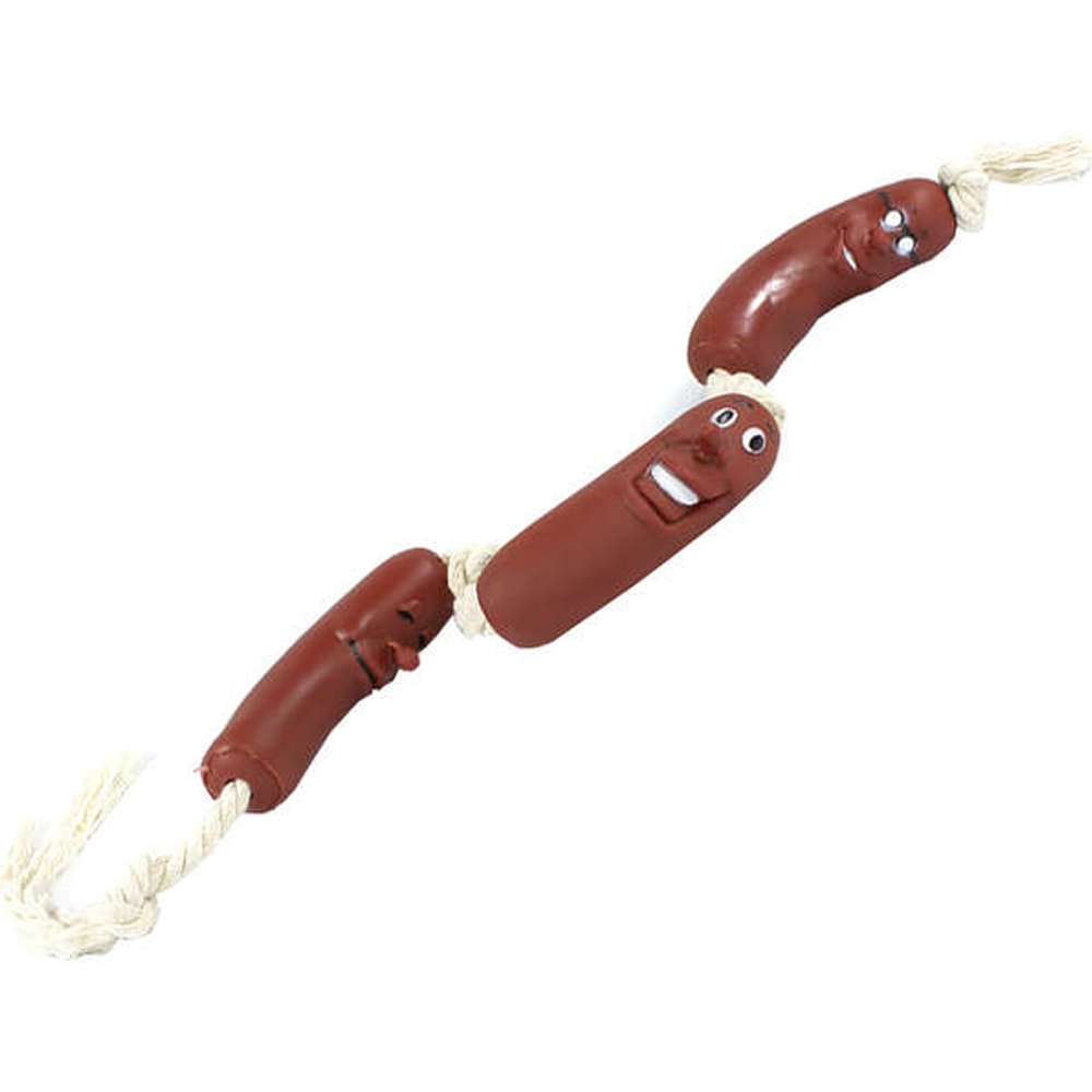 Brinquedo Para Cães Corda Com Salsicha The Pets Brasil