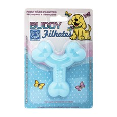 Brinquedo Para Cães Filhotes Ossinho Azul Buddy Toys