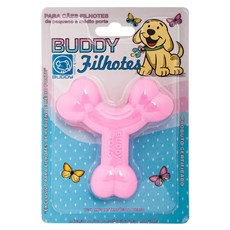Brinquedo Para Cães Filhotes Ossinho Rosa Buddy Toys