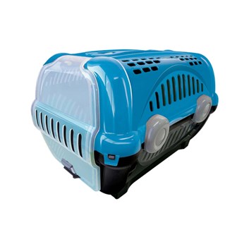 Caixa De Transporte Furacão Pet Luxo Azul - Nº3