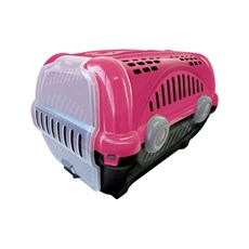 Caixa De Transporte Furacão Pet Luxo Rosa - Nº1
