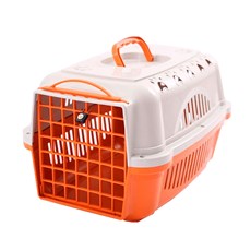 Caixa De Transporte Para Cães E Gatos Durapets Falcon N.1 Laranja