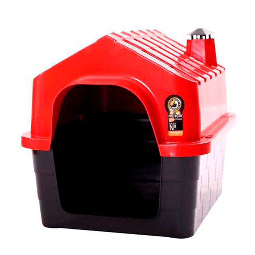 Casa Durapets Plástica Durahouse N.5 Vermelha