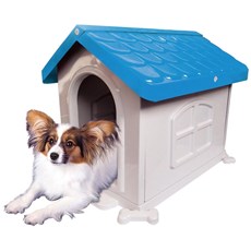 Casinha Plástica Para Cães Azul N3 - Pet Injet