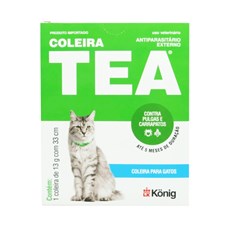Coleira Antipulgas Tea 327 Gato  Konig – 13g