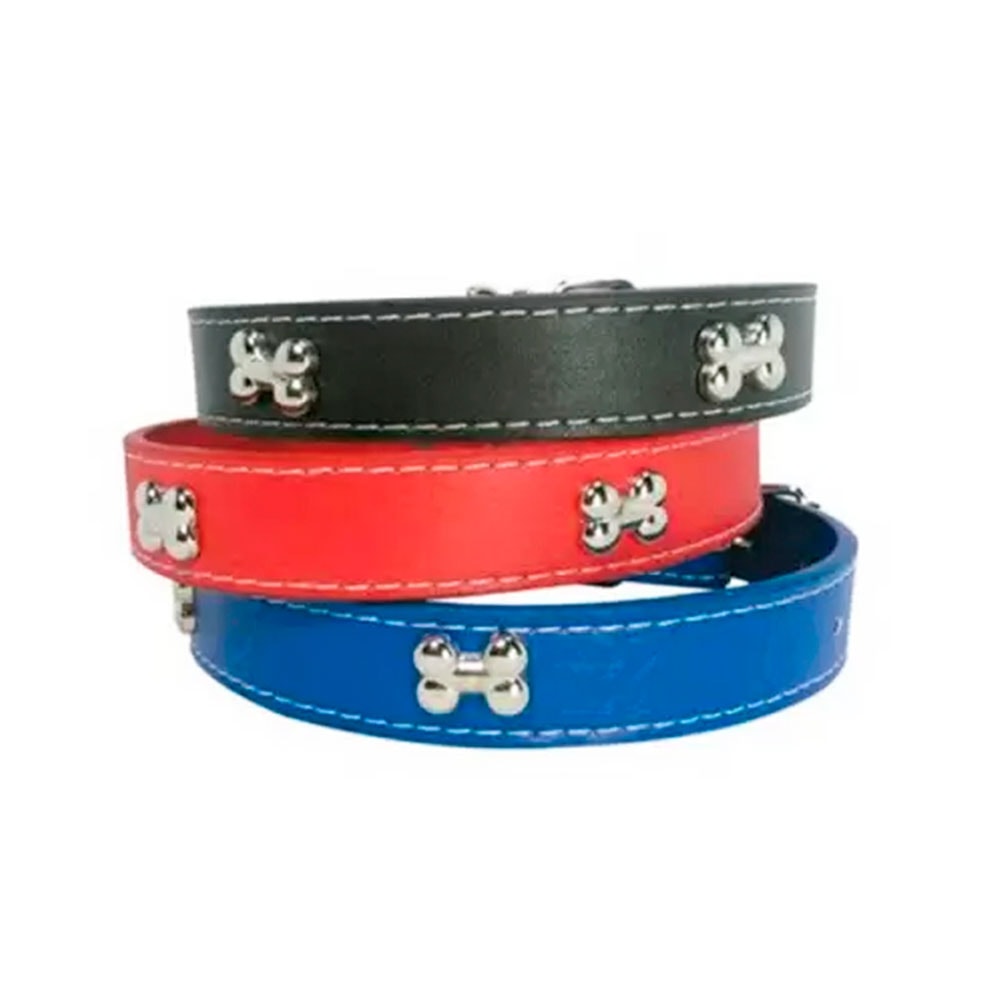 Coleira Osso Colors Média Para Cães The Pets Brasil