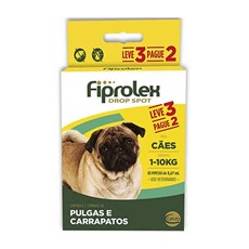 Combo Fiprolex Antipulgas Cães 1 A 10Kg - Ceva