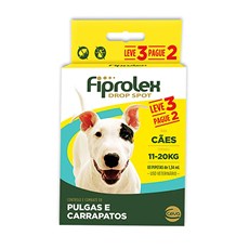 Combo Fiprolex Antipulgas Cães 11 a 20Kg - Ceva