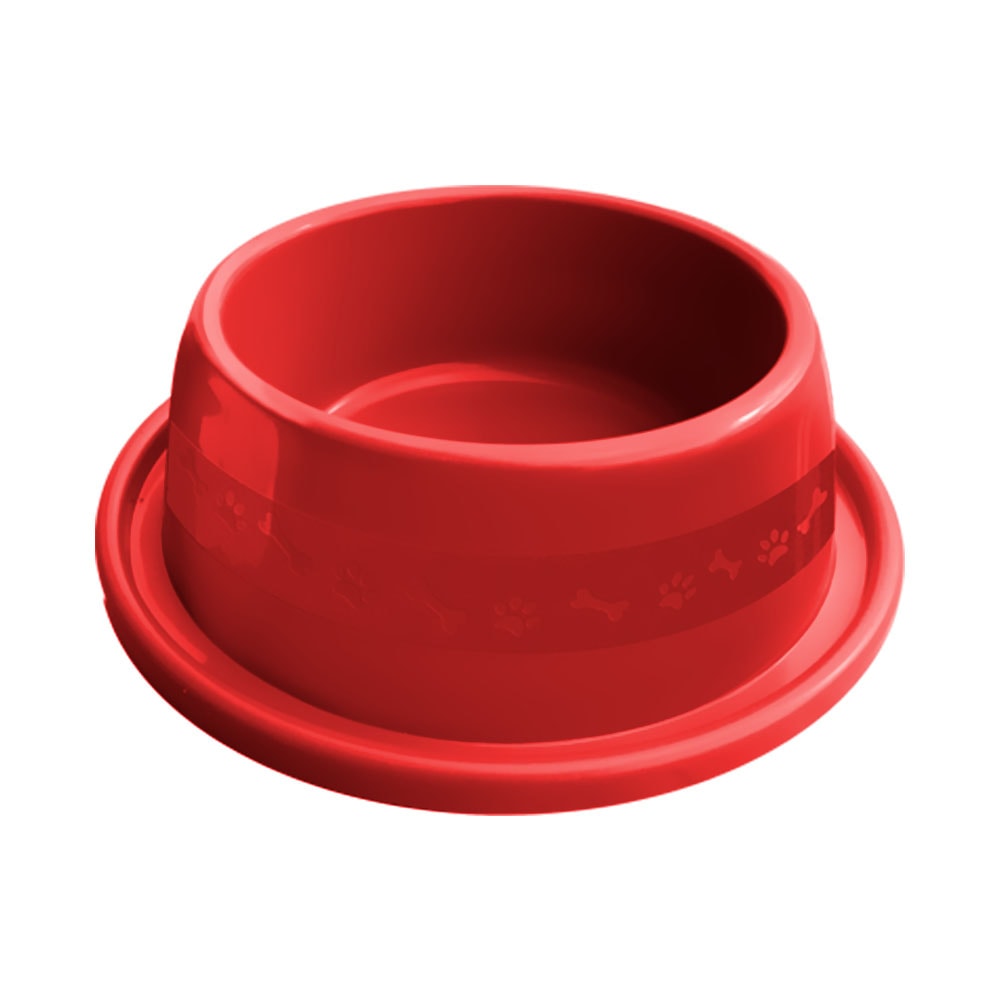 Comedouro Cães Furacão Pet Anti-Formiga Vermelho - 1900mL