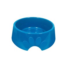 Comedouro Cães Furacão Pet Plástico Pop Azul - 1000mL