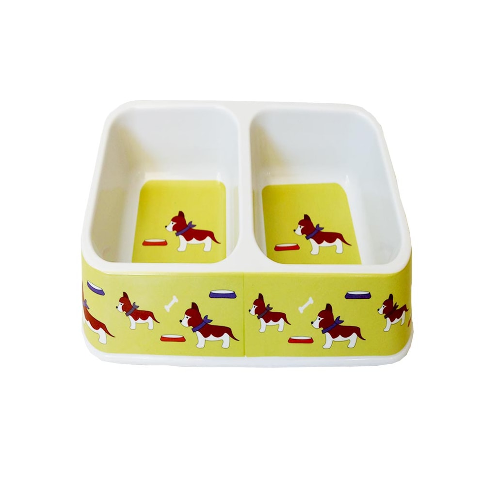 Comedouro e Bebedouro Melamina Retangular Napi Tam G