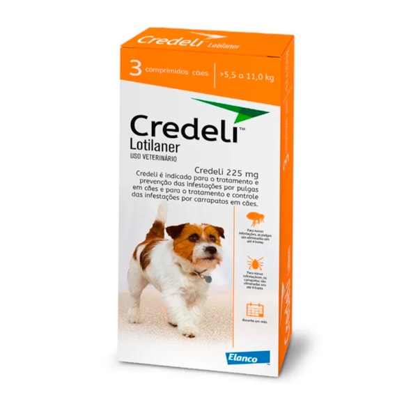 Credeli 5 5 A 11kg O Novo Antipulgas E Carrapatos Da Elanco