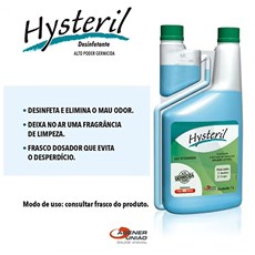 Desinfetante Bactericida Concentrado Hysteril Agener União – 1 Litro