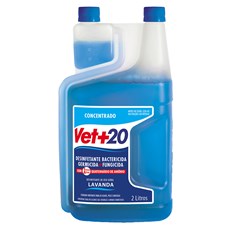 Desinfetante Bactericida Concentrado Vet+20 Lavanda - 2 Litros