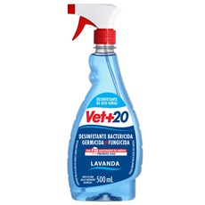 Desinfetante Bactericida Spray Vet+20 Lavanda - 500mL