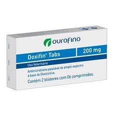 Doxifin Tabs Ourofino 200Mg C/ 12 Comprimidos
