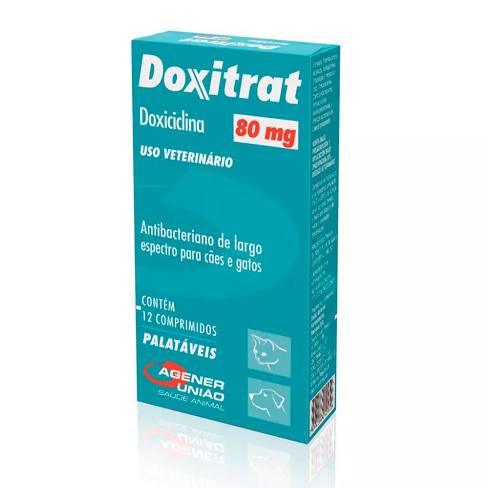 Doxitrat 80mg Agener União C/12 Comprimidos