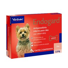 Endogard Vermifugo Caes Ate 2,5kg C/2 Comprimidos - Virbac